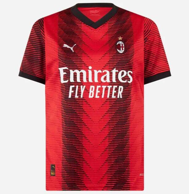 AC Milan Home Kit Soccer Jersey 2023/24